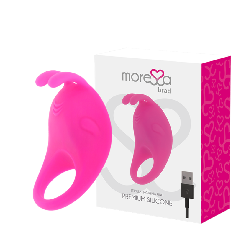 MORESSA - BRAD PREMIUM SILICONE RICARICABILE ROSA