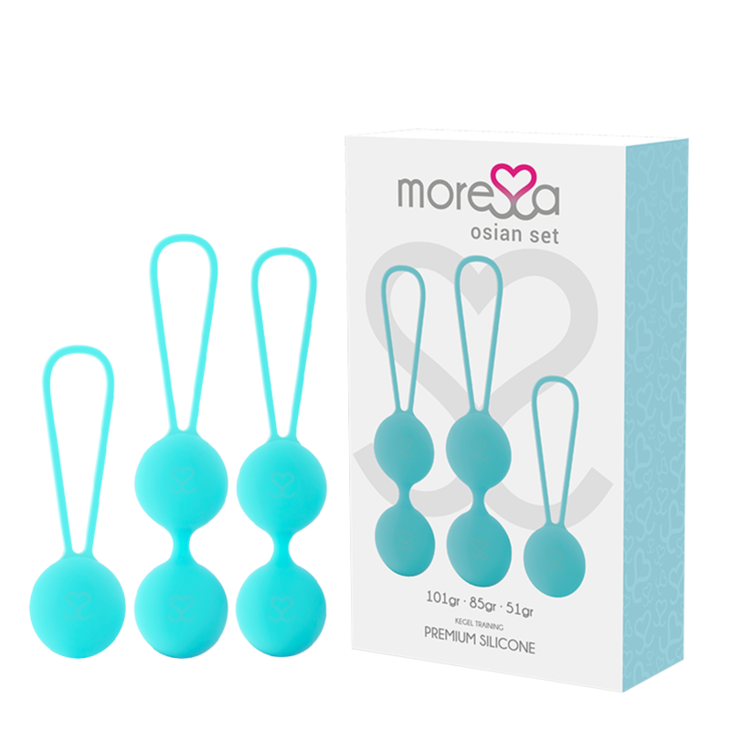 MORESSA - SET OSIAN PREMIUM IN SILICONE TURCHESE