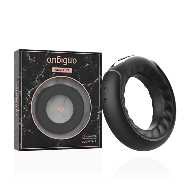 ANBIGUO - ANELLO VIBRANTE ADRIANO COMPATIBILE CON TECNOLOGIA WIRELESS WATCHME