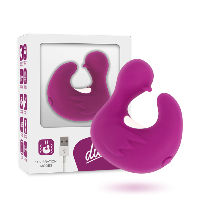 COVERME - DUCKYMANIA RICARICABILE DITALE ANATRA STIMOLANTE IN SILICONE