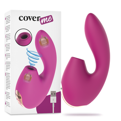 COVERME - ASPIRAZIONE CLITORALE E POTENTE VIBRATORE G-SPOT RUSH