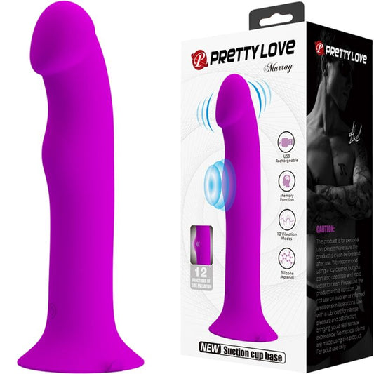 PRETTY LOVE - VIBRATORE MURRAY E STIMOLATORE DEL PUNTO G VIOLA