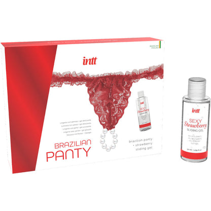 INTT RELEASES - BRASILIANA ROSSA CON PERLE E GEL LUBRIFICANTE 50 ML