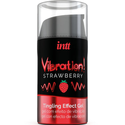 INTT - POTENTE GEL VIBRANTE LIQUIDO STIMOLANTE INTIMO FRAGOLA 15 ML