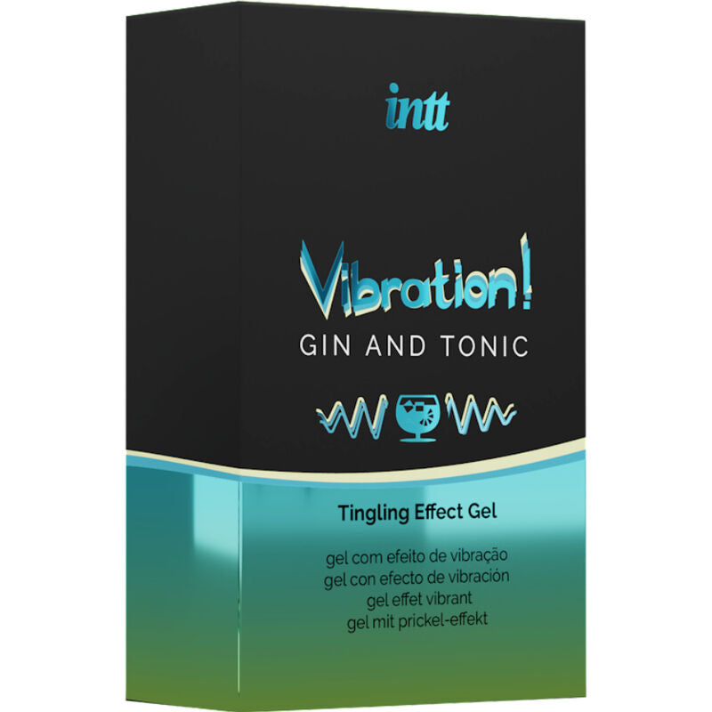 INTT - POTENTE GEL LIQUIDO VIBRATORE STIMOLANTE INTIMO GIN & TONICO 15ML