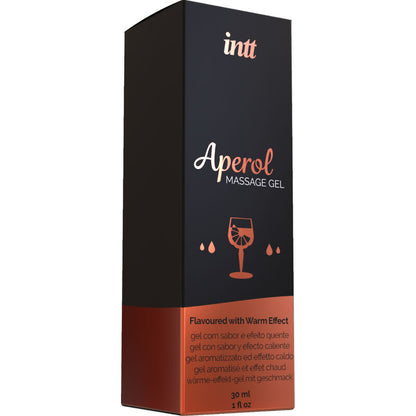 INTT MASSAGE & ORAL SEX - GEL DA MASSAGGIO APEROL EFFETTO CALORE INTENSO