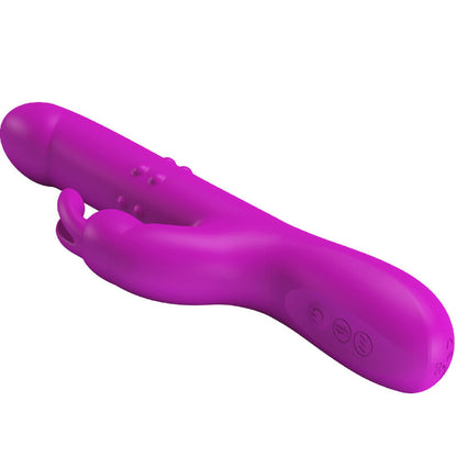 PRETTY LOVE - VIBRATORE REESE CON ROTAZIONE VIOLA