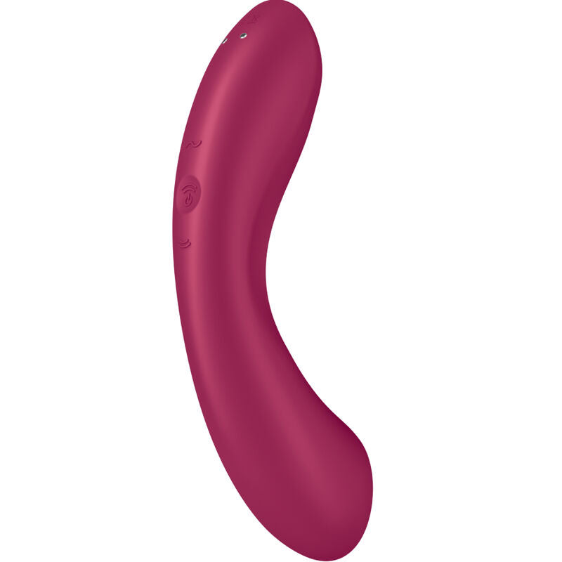 SATISFYER - CURVE TRINITY 1 AIR PULSE VIBRAZIONE ROSSO