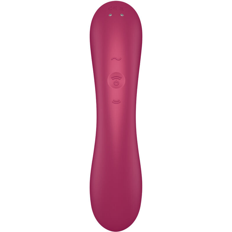 SATISFYER - CURVE TRINITY 1 AIR PULSE VIBRAZIONE ROSSO