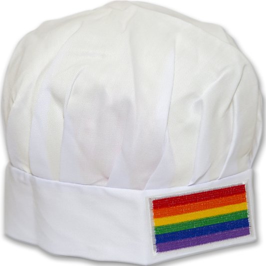 PRIDE - CAPPELLO DA CUOCO CON BANDIERA LGBT