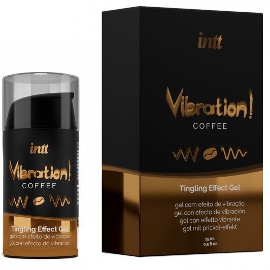 INTT MASSAGE & ORAL SEX - GEL DA MASSAGGIO AL GUSTO DI CAFFÈ EFFETTO CALDO