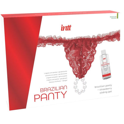 INTT RELEASES - BRASILIANA ROSSA CON PERLE E GEL LUBRIFICANTE 50 ML