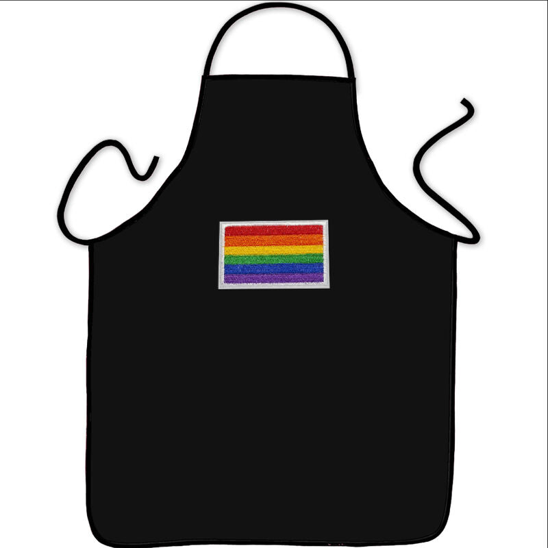 PRIDE - GREMBIULE DA CHEF BUON CON BANDIERA LGBT