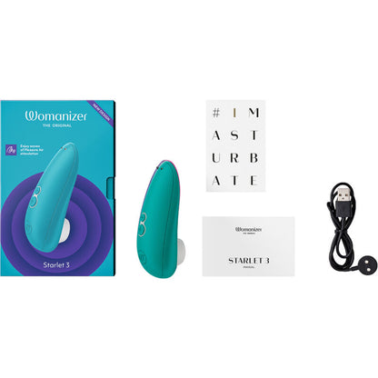 WOMANIZER - STIMOLATORE CLITORALE STARLET 3 TURCHESE