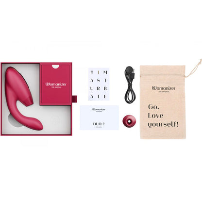 WOMANIZER - STIMOLATORE DUO 2 BORDEAUX