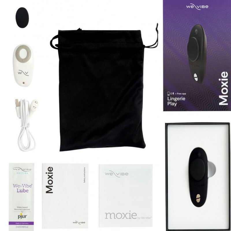 WE-VIBE - MOXIE + VIBRATORE CLITORALE NERO