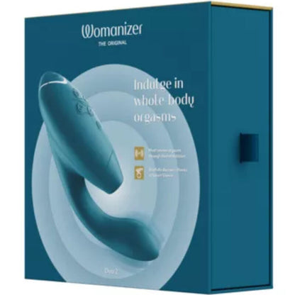 WOMANIZER - STIMOLATORE DUO 2 BLU PETROL