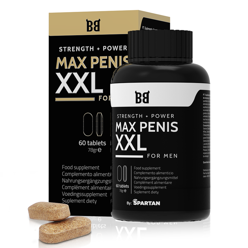 BLACK BULL - MAX PENIS XXL FORZA + POTENZA PER UOMINI 60 COMPRESSE