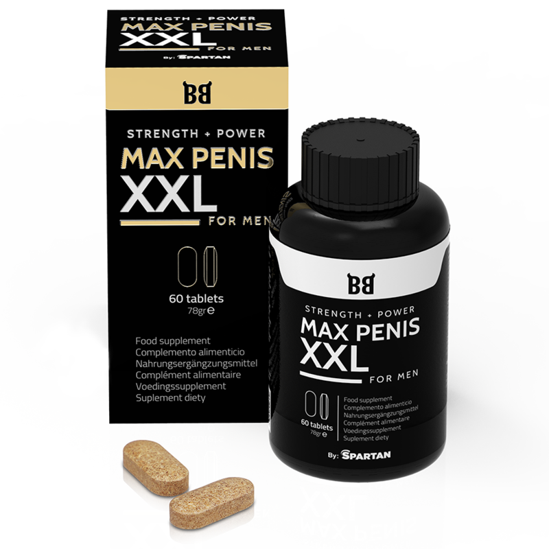 BLACK BULL - MAX PENIS XXL FORZA + POTENZA PER UOMINI 60 COMPRESSE