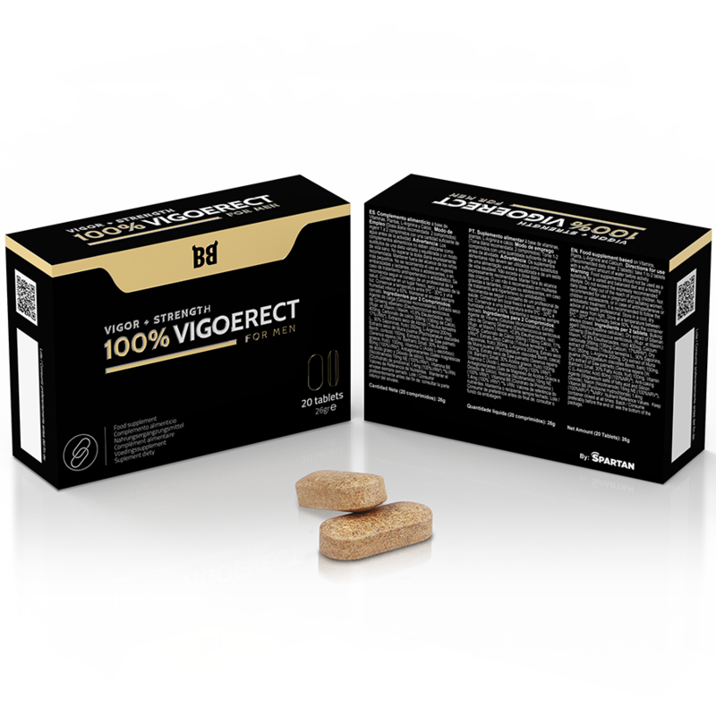 BLACK BULL - 100% VIGOERECT VIGORE + FORZA PER UOMINI 20 COMPRESSE