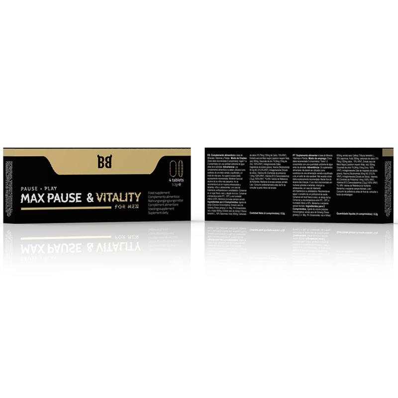 BLACK BULL - MAX PAUSE & VITALITY RETARDANT PER UOMINI 4 CAPSULE