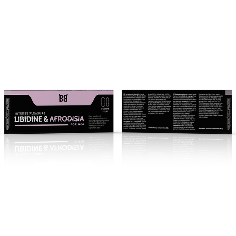 BLACK BULL - LIBIDINE E AFRODISIA PIACERE INTENSO PER LEI 4 COMPRESSE