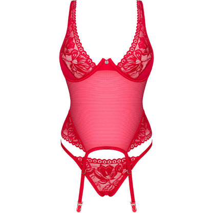 OBSESSIVE - CORSETTO LACELOVE ROSSO XS/S