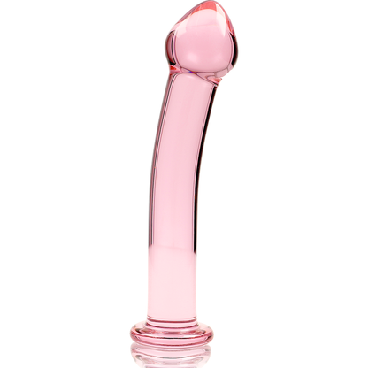 NEBULA SERIES BY IBIZA - MODELLO 11 DILDO IN VETRO BOROSILICATO TRASPARENTE 16 CM -O- 3 CM