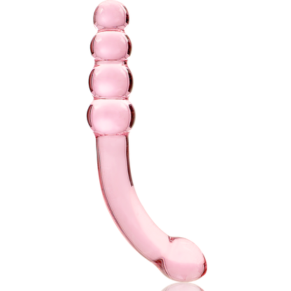 NEBULA SERIES BY IBIZA - MODELLO 14 DILDO IN VETRO BOROSILICATO TRASPARENTE 18.5 CM -O- 3 CM