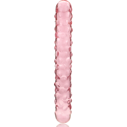 NEBULA SERIES BY IBIZA - MODELLO 15 DILDO IN VETRO BOROSILICATO TRASPARENTE 18.5 CM -O- 3 CM