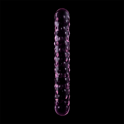 NEBULA SERIES BY IBIZA - MODELLO 15 DILDO IN VETRO BOROSILICATO TRASPARENTE 18.5 CM -O- 3 CM