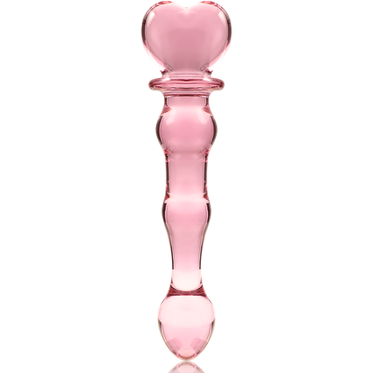 NEBULA SERIES BY IBIZA - MODELLO 21 DILDO IN VETRO BOROSILICATO TRASPARENTE 20.5 CM -O- 3.5 CM