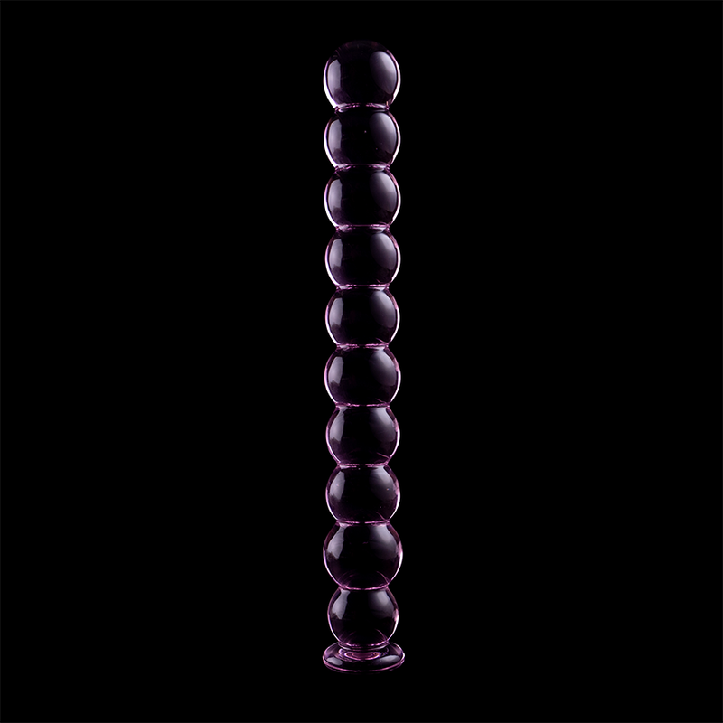 NEBULA SERIES BY IBIZA - MODELLO 22 DILDO IN VETRO BOROSILICATO TRASPARENTE 21.5 CM -O- 2.5 CM