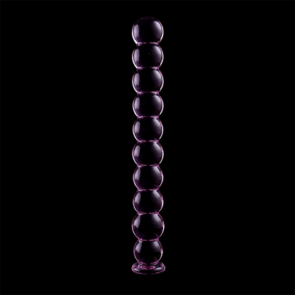 NEBULA SERIES BY IBIZA - MODELLO 22 DILDO IN VETRO BOROSILICATO TRASPARENTE 21.5 CM -O- 2.5 CM