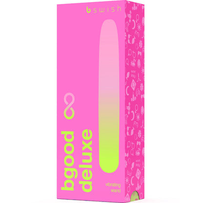 B SWISH - BGOOD INFINITE DELUXE VIBRATORE RICARICABILE IN SILICONE ROSA