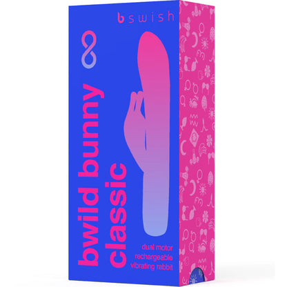 B SWISH - BWILD BUNNY INFINITE CLASSIC VIBRATORE RICARICABILE IN SILICONE BLU