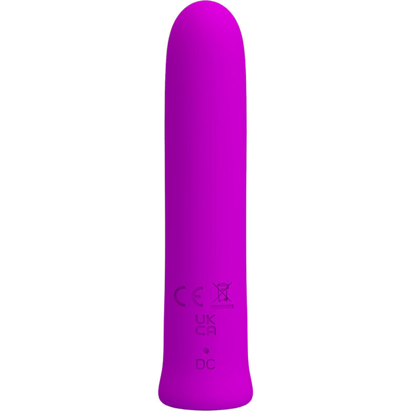 PRETTY LOVE - VIBRATORE CURTIS MINI SUPER POWER 12 VIBRAZIONI IN SILICONE VIOLETTO