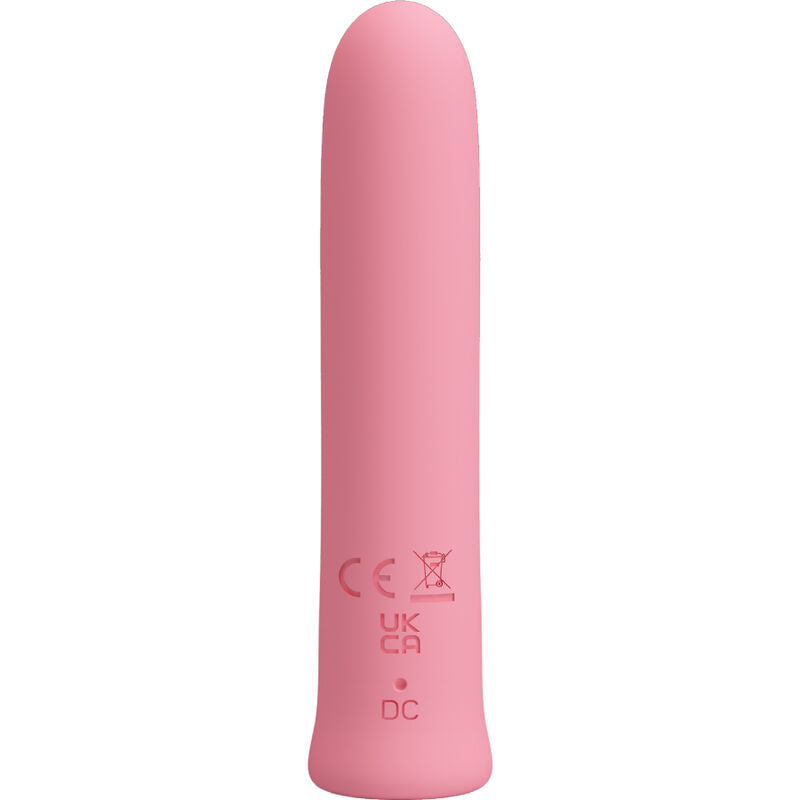 PRETTY LOVE - VIBRATORE CURTIS MINI SUPER POWER 12 VIBRAZIONI IN SILICONE ROSA