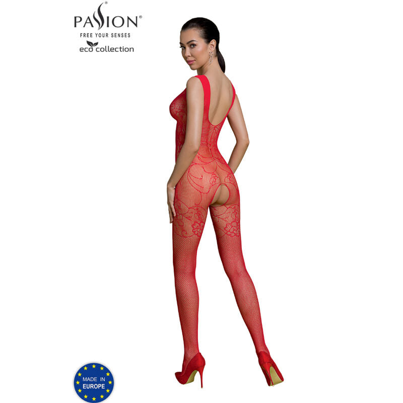 PASSION - COLLEZIONE ECO BODYSTOCKING ECO BS012 NERO