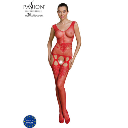 PASSION - COLLEZIONE ECO BODYSTOCKING ECO BS014 NERO