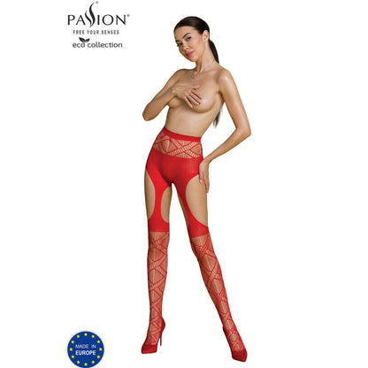 PASSION - COLLEZIONE ECO BODYSTOCKING ECO S005 NERO