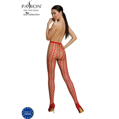 PASSION - COLLEZIONE ECO BODYSTOCKING ECO S007 NERO