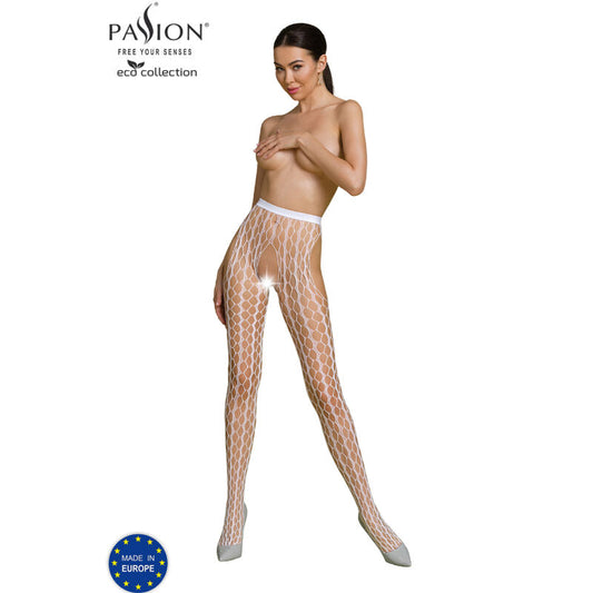 PASSION - COLLEZIONE ECO BODYSTOCKING ECO S007 NERO