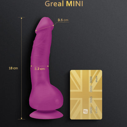 G-VIBE - GREAL MINI DILDO VIBRATORE IN SILICONE FUCSIA