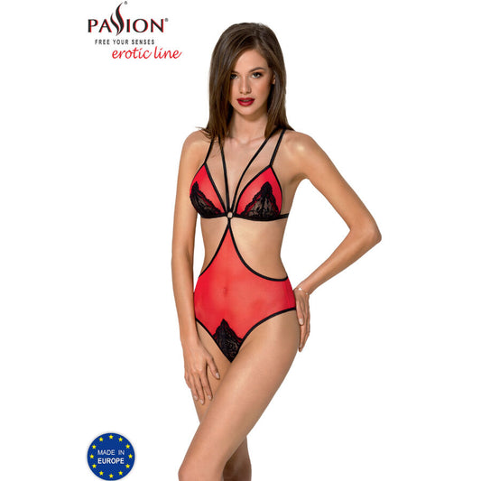 PASSION - PEONIA CORPO LINEA EROTICA ROSSO S/M