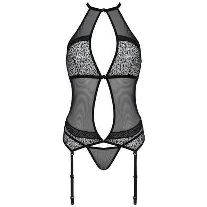 PASSION - CORSETTO SATARA LINEA EROTICA NERO S/M