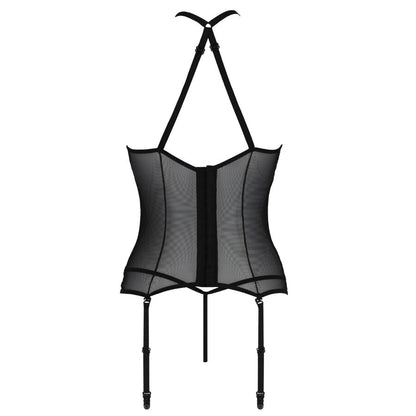 PASSION - CORSETTO SATARA LINEA EROTICA NERO S/M