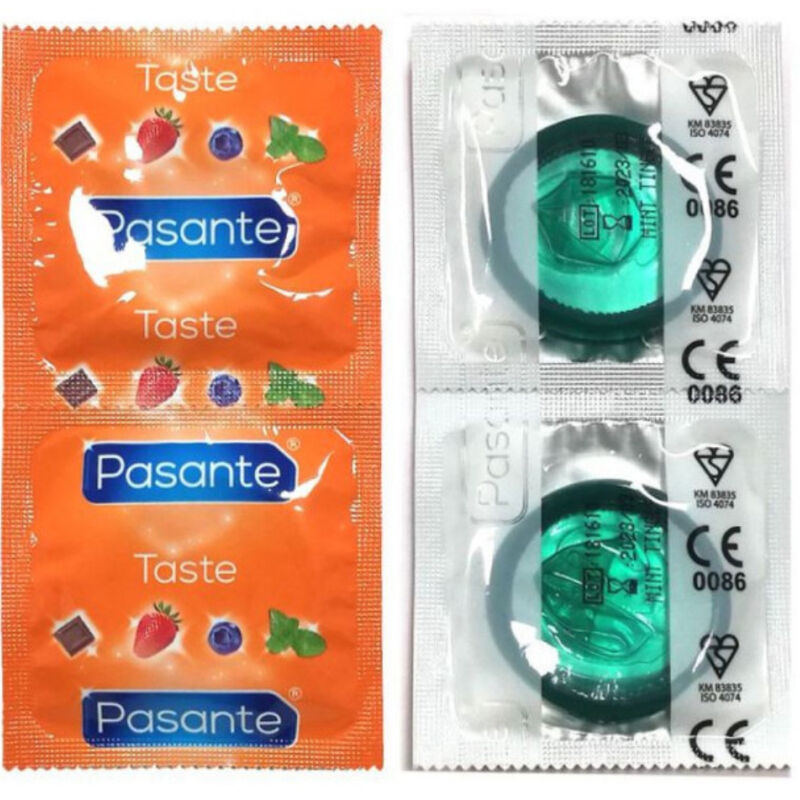 PASANTE - PRESERVATIVI GUSTO MENTA BORSA 144 UNIT