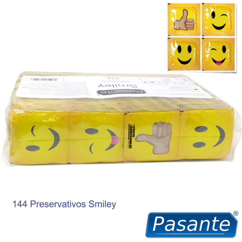 PASANTE - PRESERVATIVI SMILEY BAG 144 UNIT