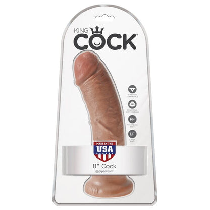 KING COCK - PENE REALISTICO 19.5 CM CARAMEL